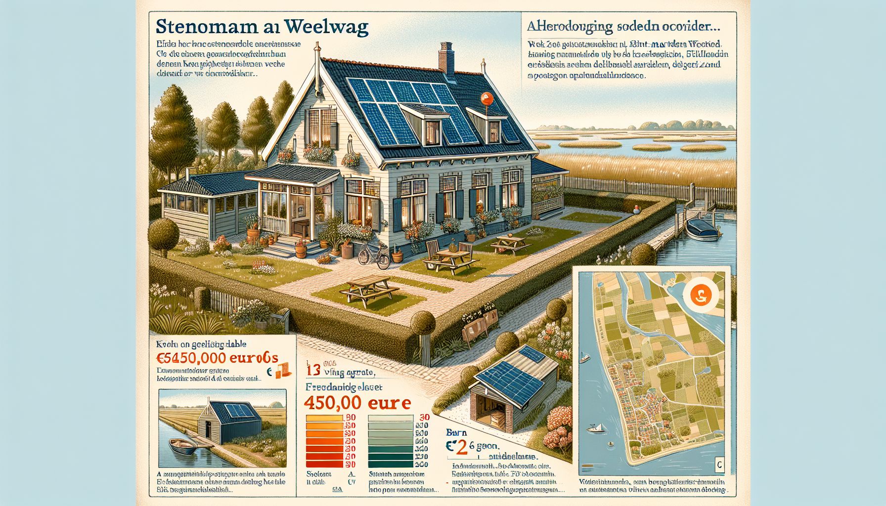 vrijstaande woning met royale schuur te koop in sint-maartensdijk