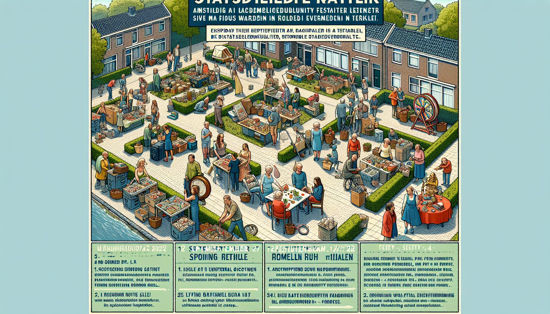 ontdek unieke vondsten op de rommelmarkt in staatsliedenkwartier