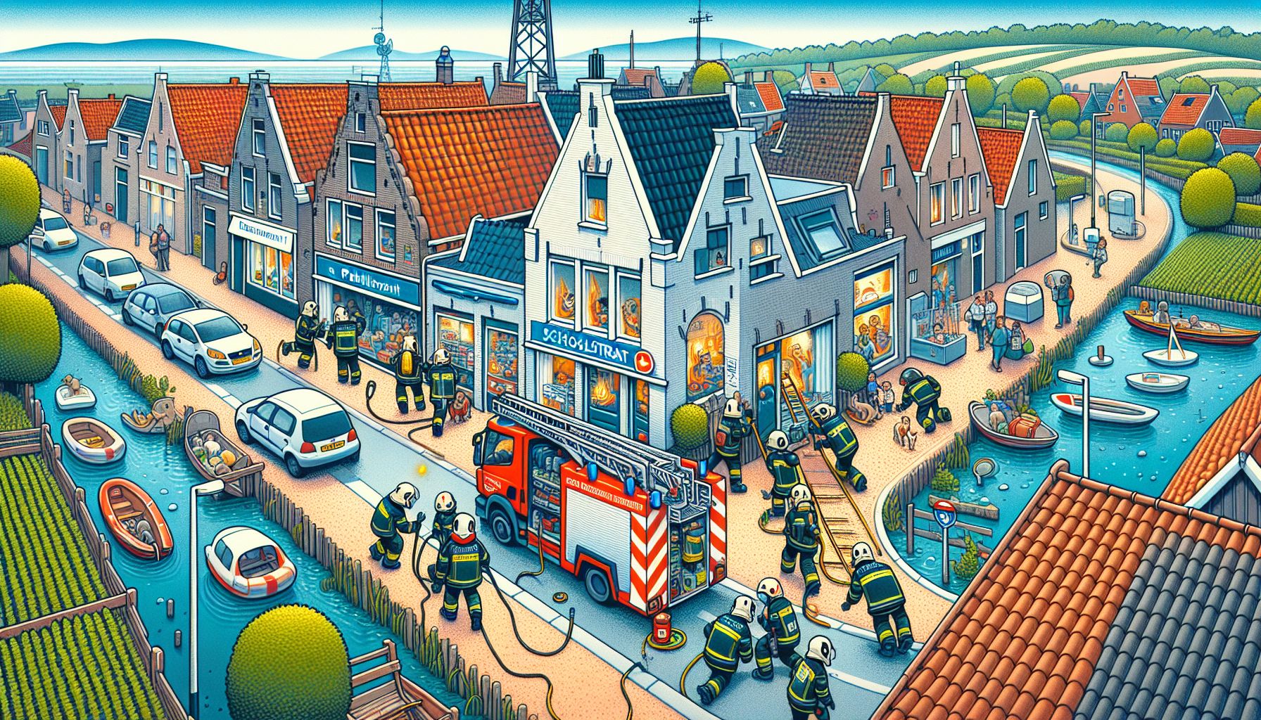 gasalarm in sint philipsland trekt brandweer met spoed